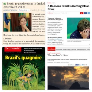 Montagem completa mídia estrangeira contra Dilma