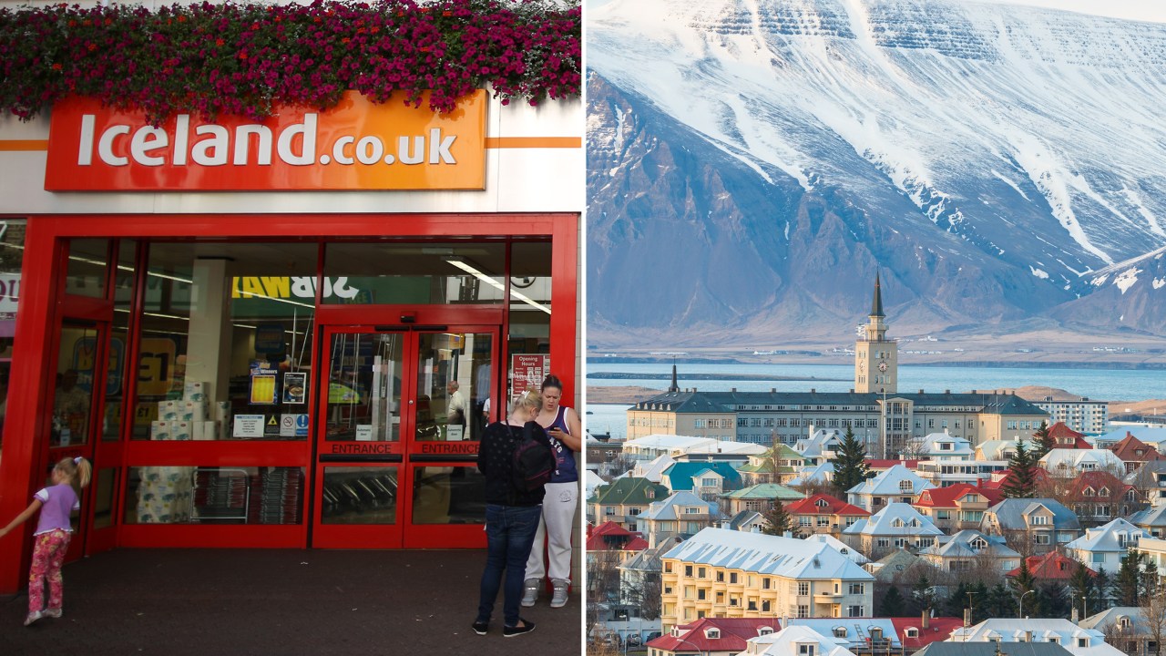 Loja Iceland e Islândia