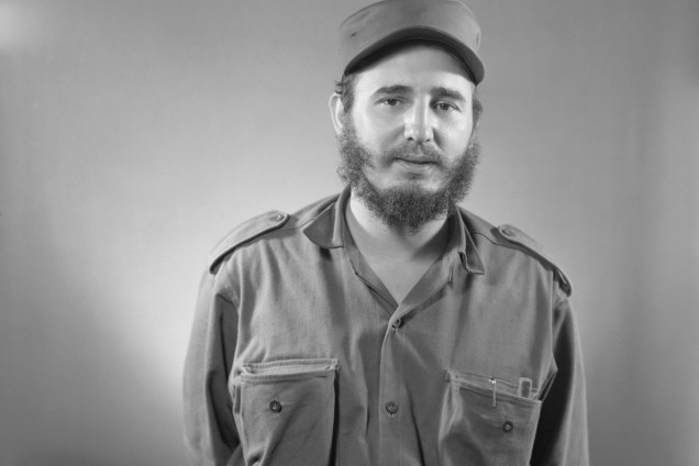 Fidel Castro em retrato feito logo após a derrubada do governo liderado pelo presidente Fulgencio Batista em 1959