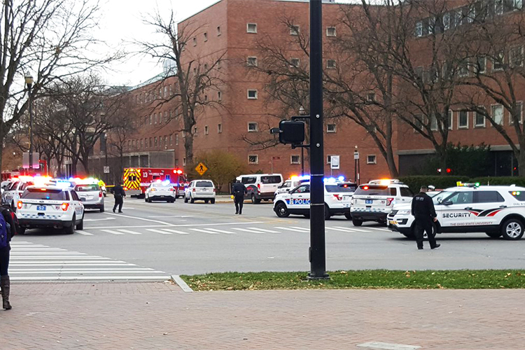 Atirador invade a Universidade de Ohio - 28/11/2016