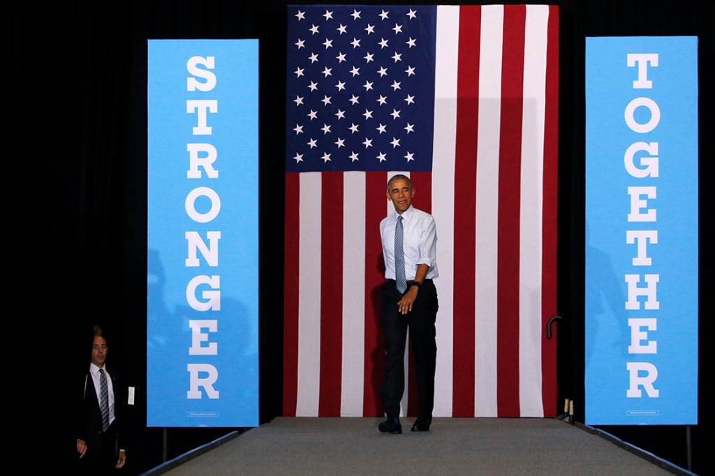 Obama faz campanha para Hillary Clinton em Columbus, Ohio