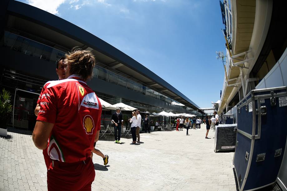 Movimentação no Autódromo de Interlagos para o Grande Prêmio do Brasil de Fórmula 1 - 10/11/2016