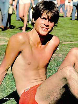 Rob Lowe nos anos 80
