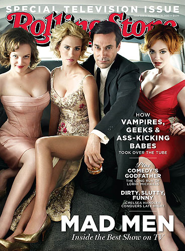 Mad Men na capa da Rolling Stone (Photo by James Minchin III)