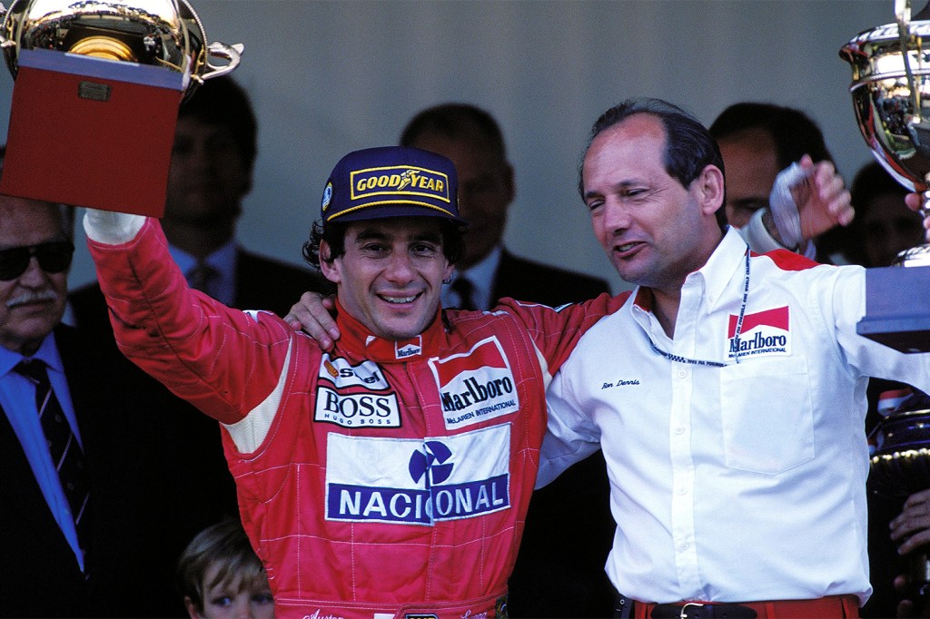 Ron Dennis e Ayrton Senna