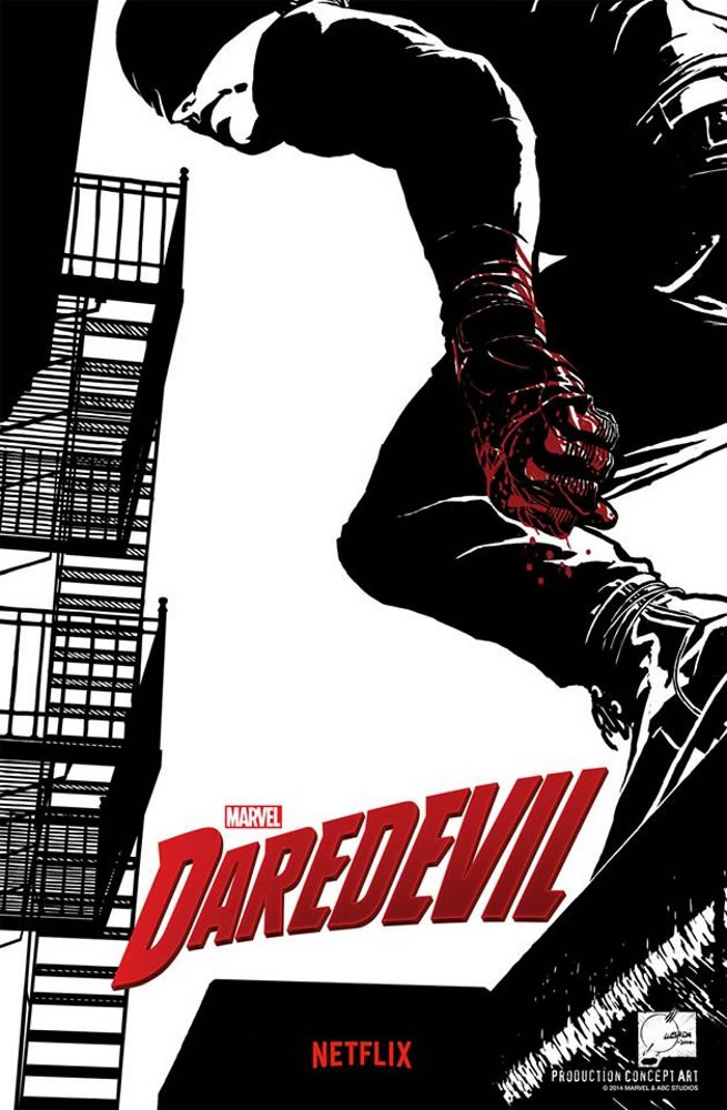 Cartaz e primeiras fotos de 'Daredevil', nova série do Netflix | VEJA