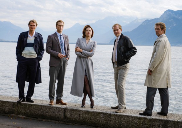 (E-D) Fabian Hinrichs, Alexander Fehling, Antje Traue, Godehardt Giese e Matthias Matschke (Foto: Stefan Erhard/ARD).