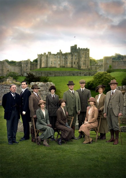 Elenco do especial de natal de 'Downton Abbey' (Foto: ITV)