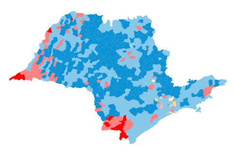 São Paulo azulou