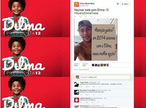 site petista com Neymar
