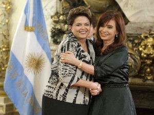 Dilma e Kirchner