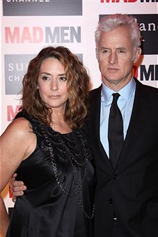 Talia Balsam e John Slattery em 2011