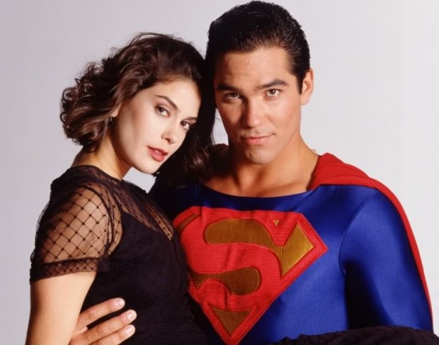 Teri Hatcher e Dean Cain em As Novas Aventuras do Superman