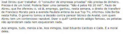 trecho coluna folha