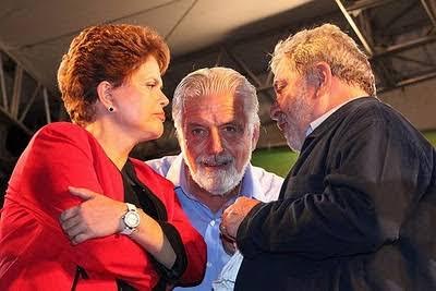 Trio Dilma Wagner Lula