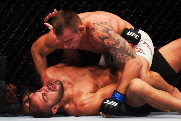 Thales Leites enfrenta Krzysztof Jotko, na terceira luta do card principal do UFC Fight Night, realizado no Ginásio do Ibirapuera, em São Paulo(SP) - 20/11/2016