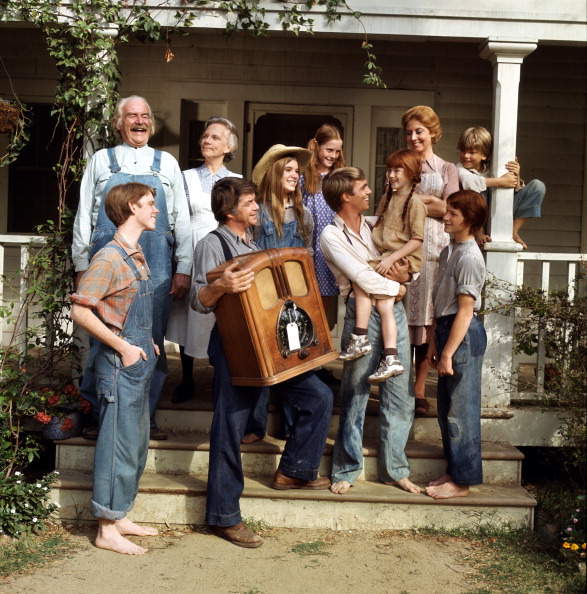 'A Família Walton' em 1974. (Foto: CBS/Arquivo).