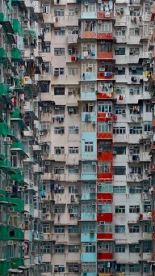 Arranha-céus de Hong Kong, alternativa de ocupação para uma área pequena com muita gente e imóveis a preços altíssimos @MichaelWolf
