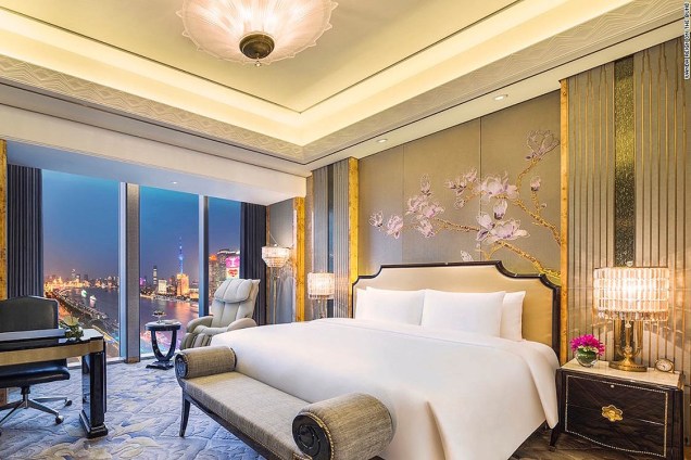 O Wanda Reign é o primeiro hotel sete estrelas em Xangai