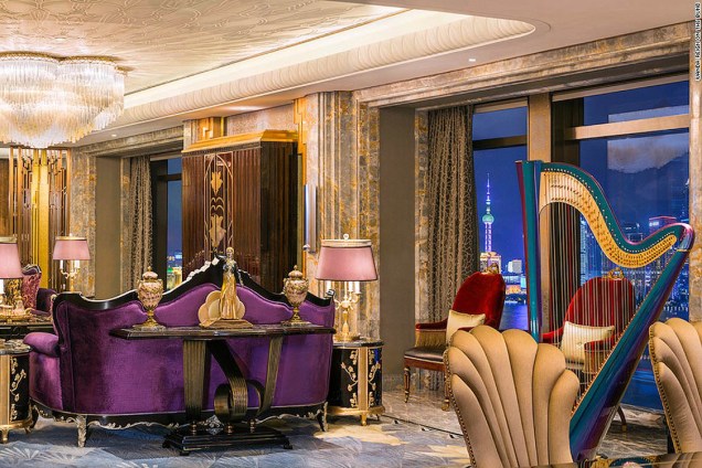 O Wanda Reign é o primeiro hotel sete estrelas em Xangai