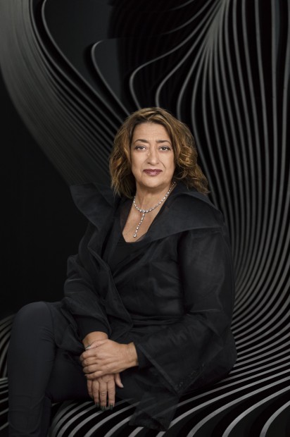 A arquiteta Zaha Hadid, que morreu hoje