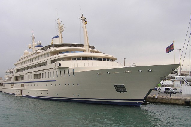Al Said - Al Said, o sultão de Omã, é o dono do iate que leva seu nome. Com 155 metros, a embarcação zarpou pela primeira vez em 2007.