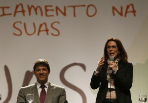 203-09-04 “X CONFERÊNCIA MUNICIPAL DE ASSISTÊNCIA SOCIAL” Anhembi - Palácio das Convenções Prefeito Fernando Haddad ao lado de LUCIANA TEMER, Secretária Municipal de Assistência e Desenvolvimento Social. FOTO CESAR OGATA - SECOM