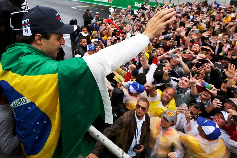 Felipe Massa em sua despedida do Autódromo de Interlagos - 13/11/2016