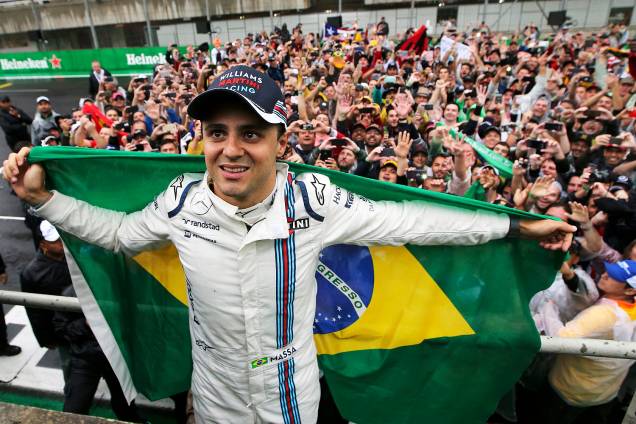Felipe Massa em sua despedida do Autódromo de Interlagos - 13/11/2016