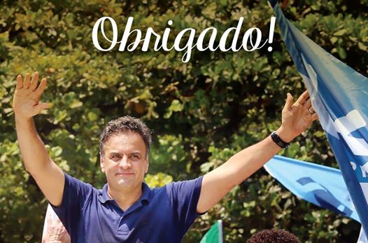 Aécio Neves obrigado