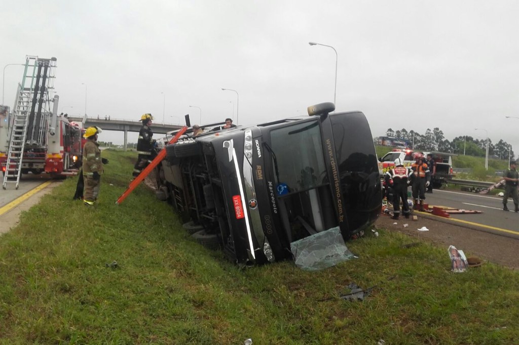 Ônibus com brasileiros sofre acidente na Argentina