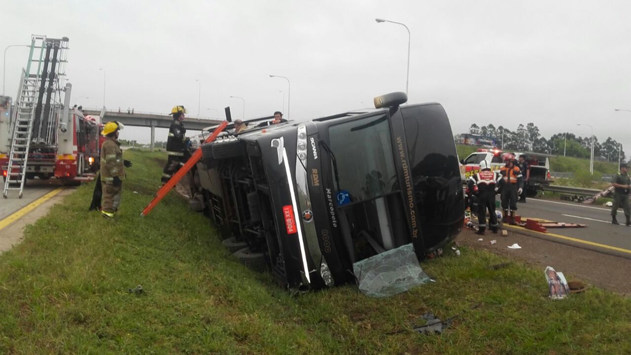 Ônibus com brasileiros sofre acidente na Argentina