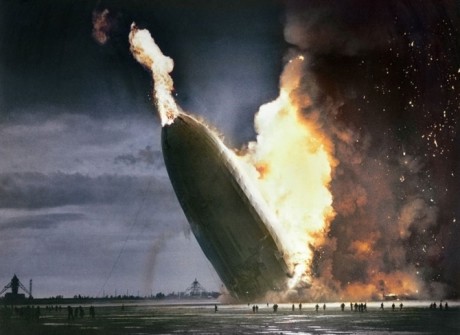 Acidente com o dirigível Hindenburg, em 1937
