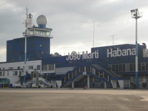 Aeroporto de Havana: tudo pago