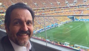 Agnelo: selfie no Mané Garrincha