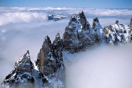 Patagonian Andes in the Clouds