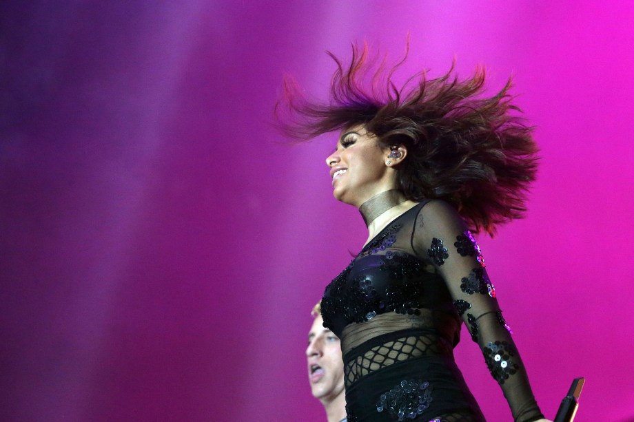 Anitta se apresenta durante o Festival Z no Allianz Parque em São Paulo