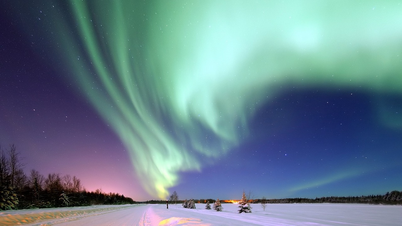 Aurora_Boreal_Alaska, A Aurora Boreal é um fenómeno muito d…
