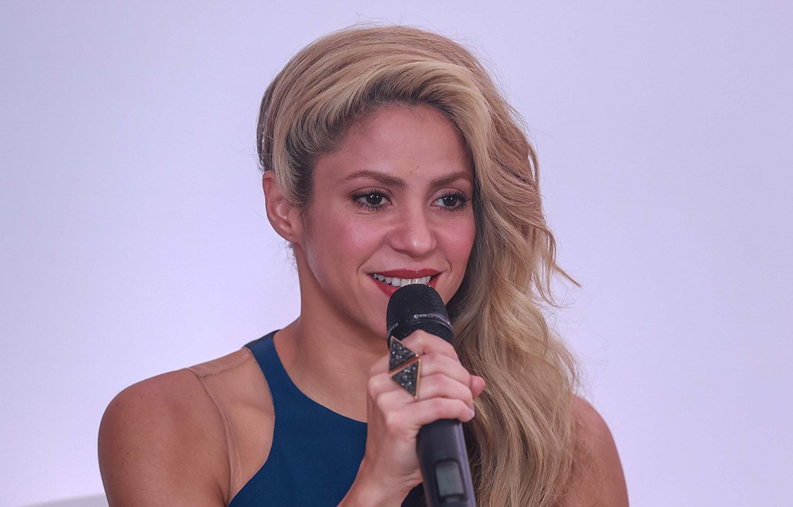 Shakira lança marca de perfume "Dance" no Brasil e participa de coletiva de imprensa no hotel Tivoli Mofarrej, em São Paulo