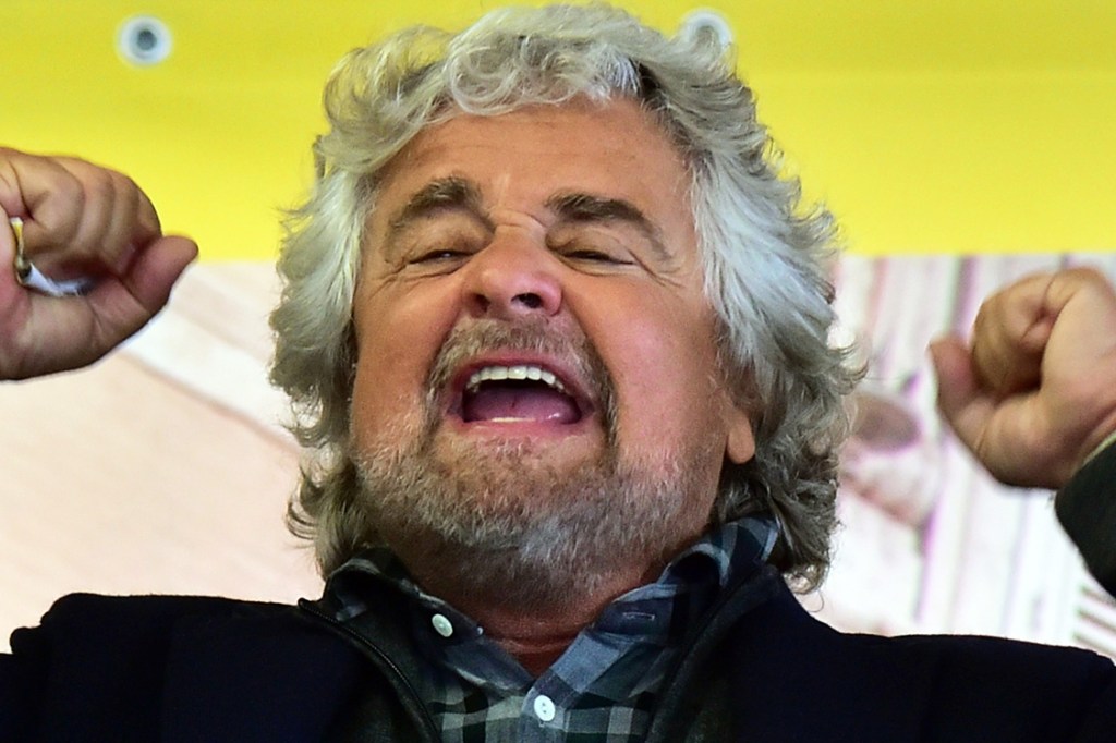 O líder do Movimento 5 Estrelas, Beppe Grillo