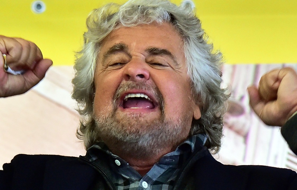 O líder do Movimento 5 Estrelas, Beppe Grillo