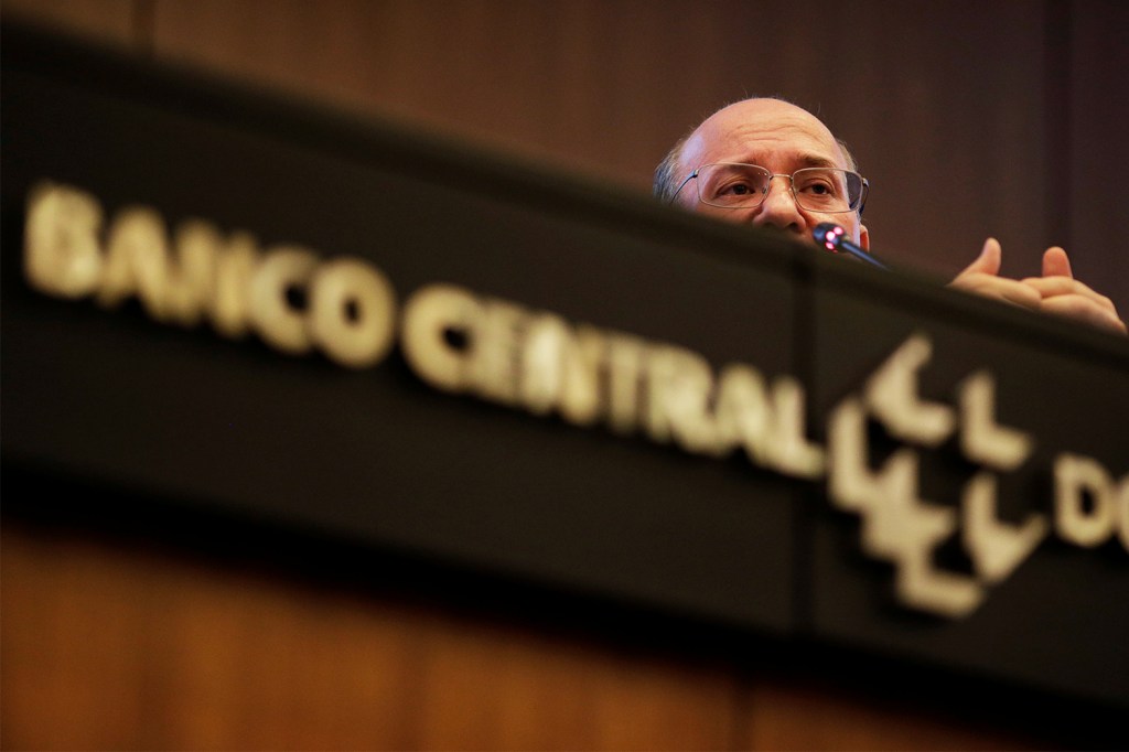 O presidente do Banco Central, Ilan Goldfajn, discursa durante conferência em Brasília (DF) - 20/12/2016