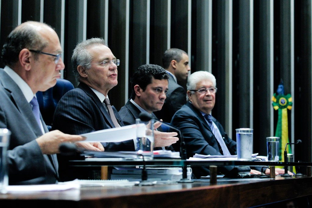 Sérgio Moro no Plenário do Senado