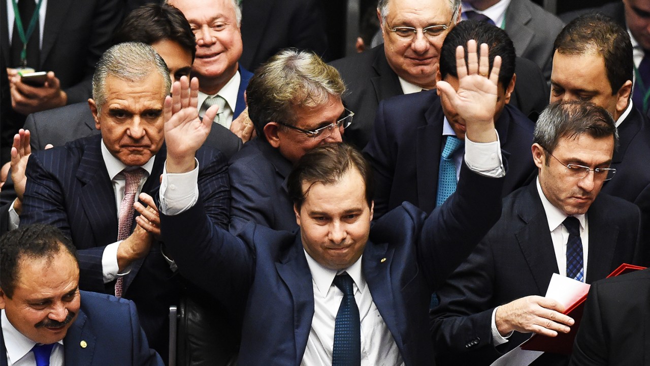 Rodrigo Maia (DEM) é eleito presidente da Câmara dos Deputados - 14/07/2016