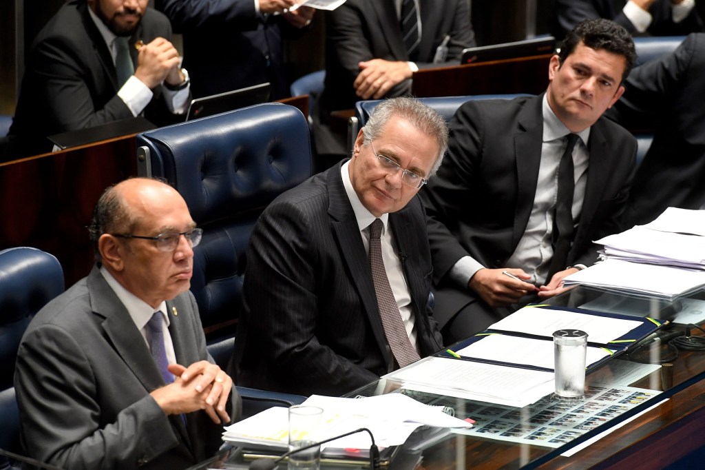 Sérgio Moro no Plenário do Senado