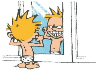 calvin-no-espelho