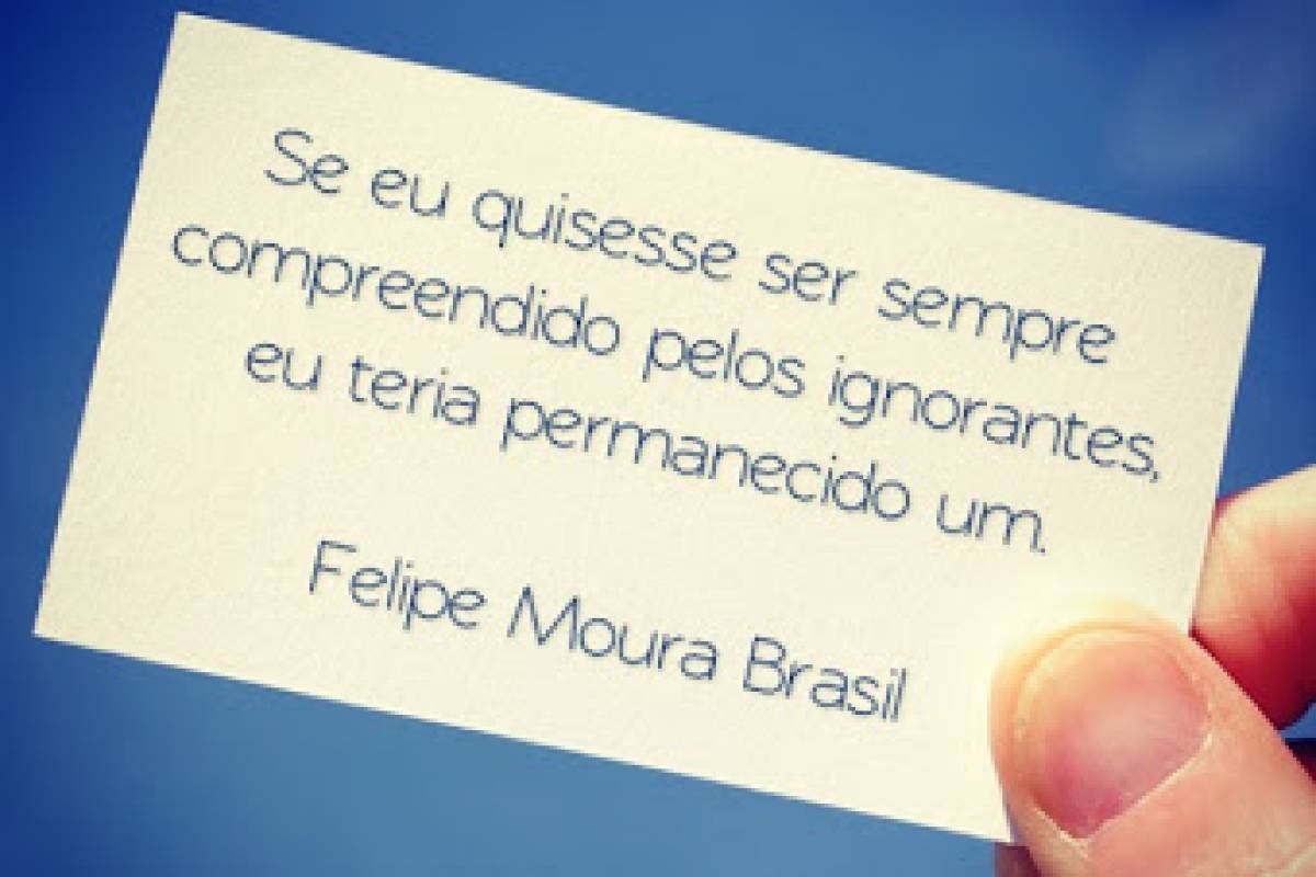 Frases, máximas… gotas de Moura Brasil | VEJA