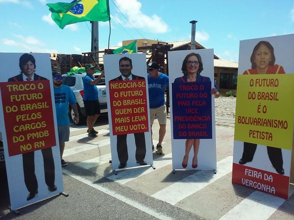 Deputados Natal protesto