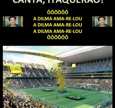 Dilma amarelou slide