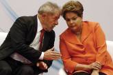 Luiz Inácio Lula da Silva e Dilma Rousseff, ex-presidentes do Brasil pelo Partido dos Trabalhadores (PT)